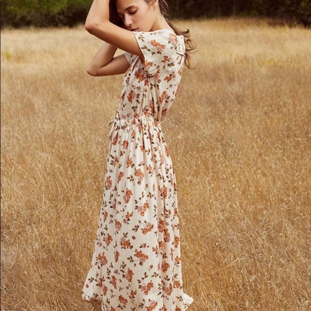 Christy Dawn Dress Cream Floral